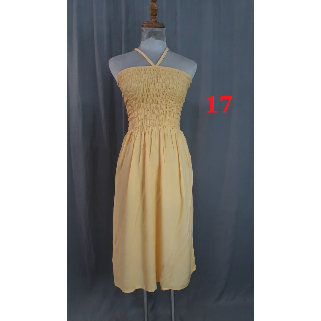 Đầm lanh thái, đầm cúp ngực, đầm ống