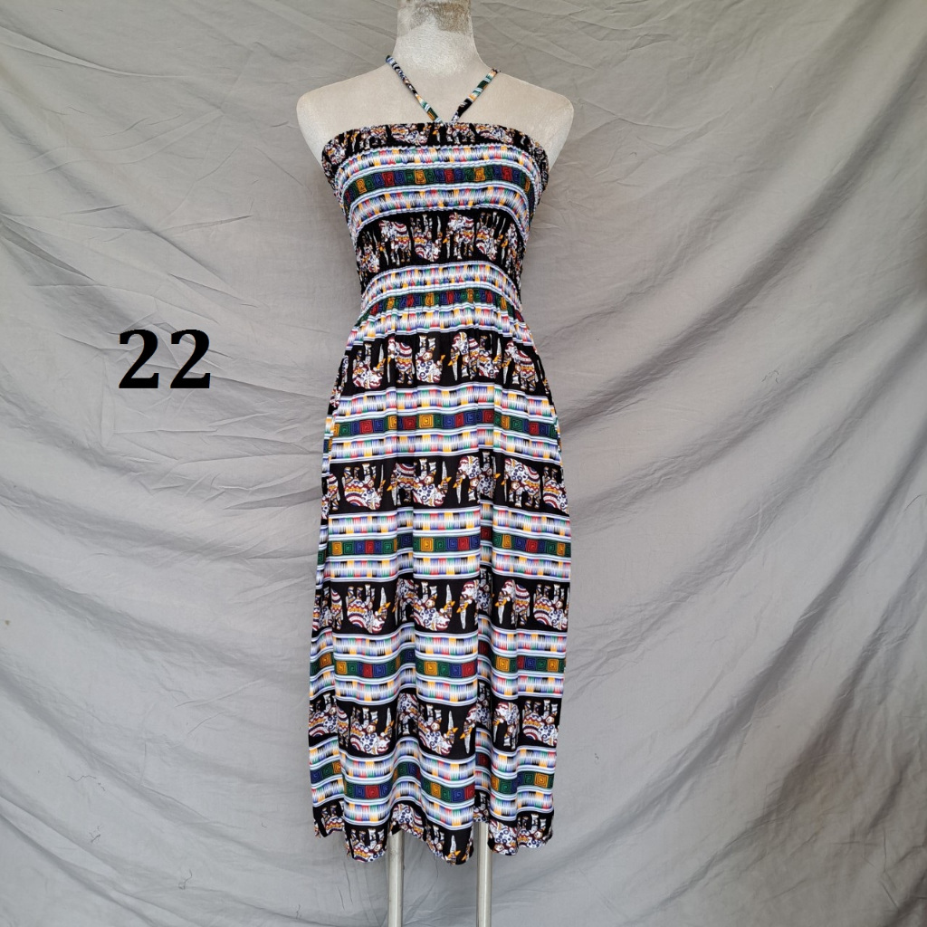 Đầm lanh thái, đầm cúp ngực, đầm ống