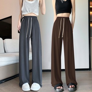 Quần dài nữ ống rộng ATOHA chất chéo hàn mềm mịn,không xù phong cách unisex hàn quốc QCH68