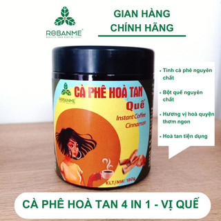 Cà phê hòa tan 4in1 - cà phê sữa vị quế, đậm đà, vị quế nguyên chất nồng thơm, dễ chịu