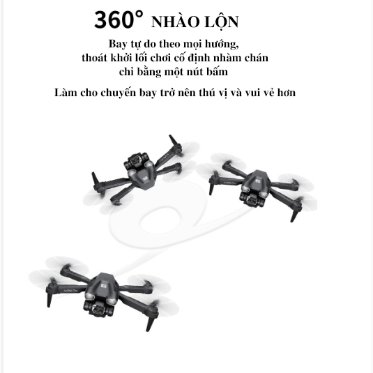 Flycam máy bay điều khiển từ xa Flycam mini H66 Pro Camera kép góc rộng phù hợp cho người mới chơi bảo hành 12 tháng | BigBuy360 - bigbuy360.vn