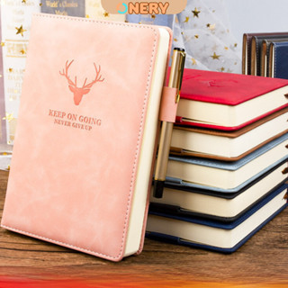 Sổ tay ghi chép bìa da kèm bút ký cao cấp -  Onery Bìa Da PU - 360 Trang - Khổ Giấy A5
