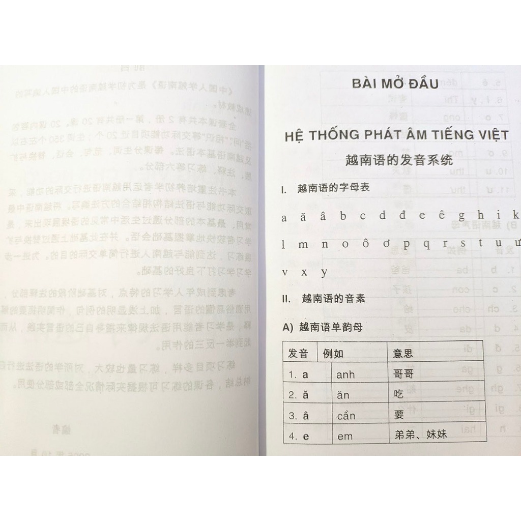 Sách - Tiếng Việt cho người Trung Quốc tập 1