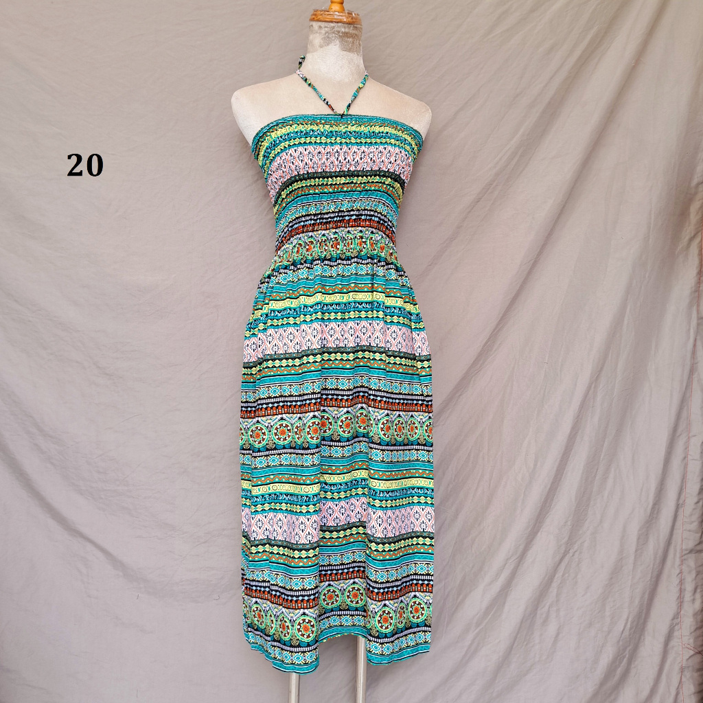 Đầm lanh thái, đầm cúp ngực, đầm ống