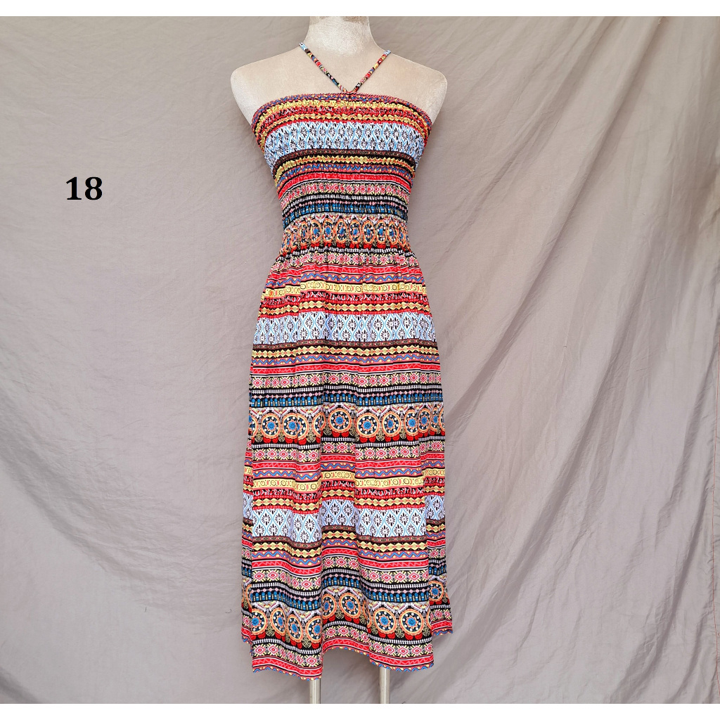 Đầm lanh thái, đầm cúp ngực, đầm ống