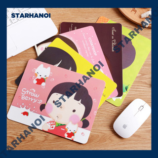 Bàn di lót chuột anime bé gái V2 dạng mịn siêu nhạy hình cô gái cute in nhân vật hoạt hình Nhiều Màu