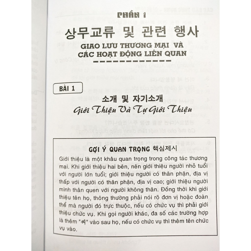 Sách - Giao tiếp tiếng Hàn trong kinh doanh thương mại