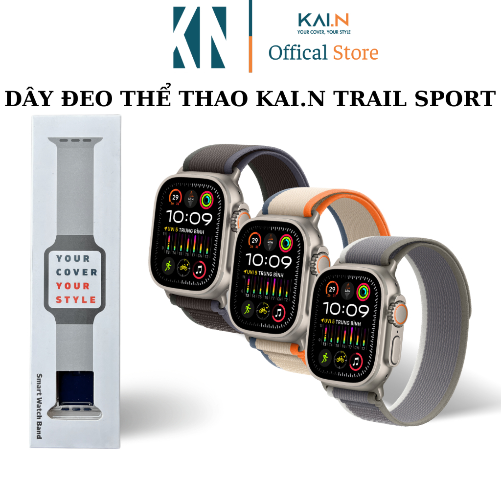 Dây Đeo Thay Thế Dành Cho Apple Watch Ultra / Apple Watch Series , Kai.N Trail Sport Band