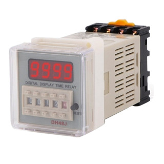 Bộ đếm sản phẩm counter dh48j- a dhh48j-a điện áp 220v. tặng kèm đế.