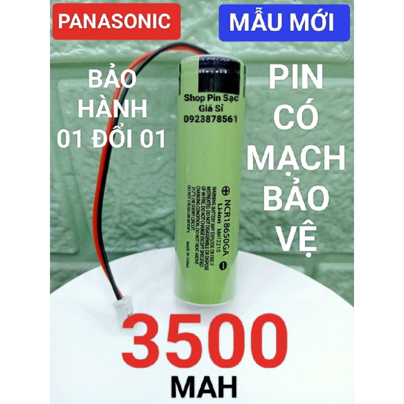 Pin 18650 Panasonic 3500mah Tông đơ cắt tóc