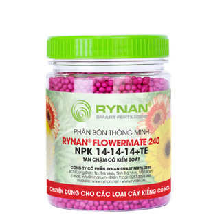 Phân tan chậm thông minh rynan npk 14-14-14 te 240