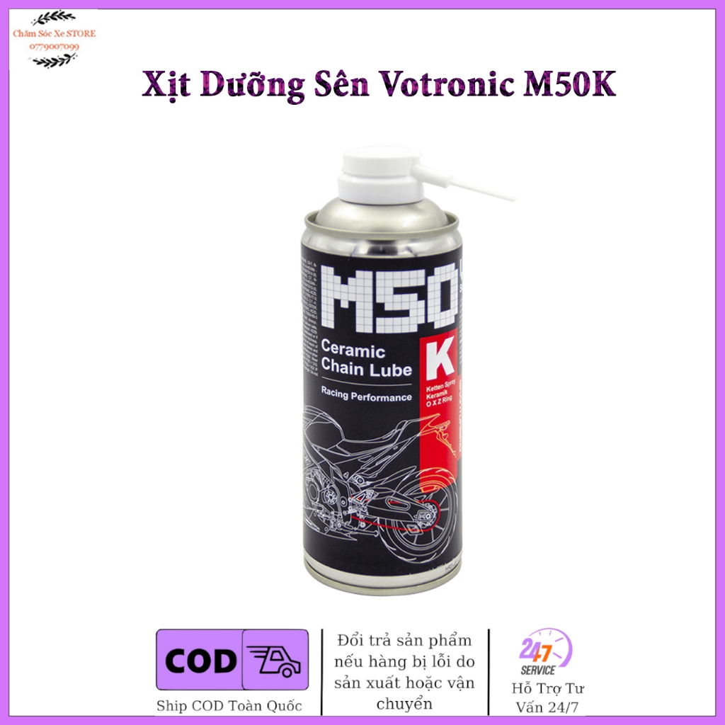 Xịt dưỡng sên Voltronic M50-K Ceramic Chain Lube