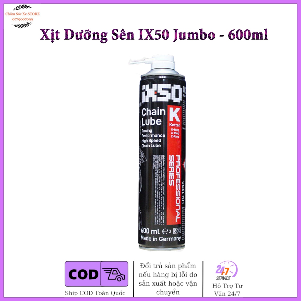 Xịt Dưỡng Sên Cao Cấp Voltronic IX50 Jumbo 600ml
