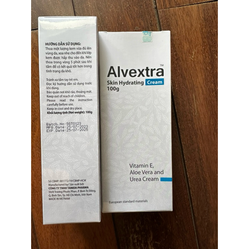 Kem dưỡng ẩm phục hồi da Alvextra 100ml