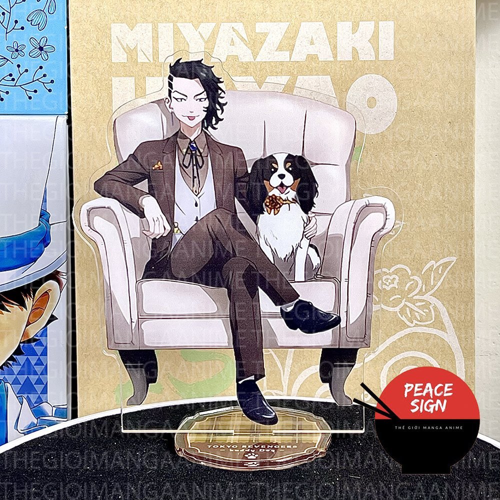 Mô hình standee TOKYO REVENGERS ver GHẾ TỰA 2 standee tượng acrylic anime mica chibi trang trí trưng bày