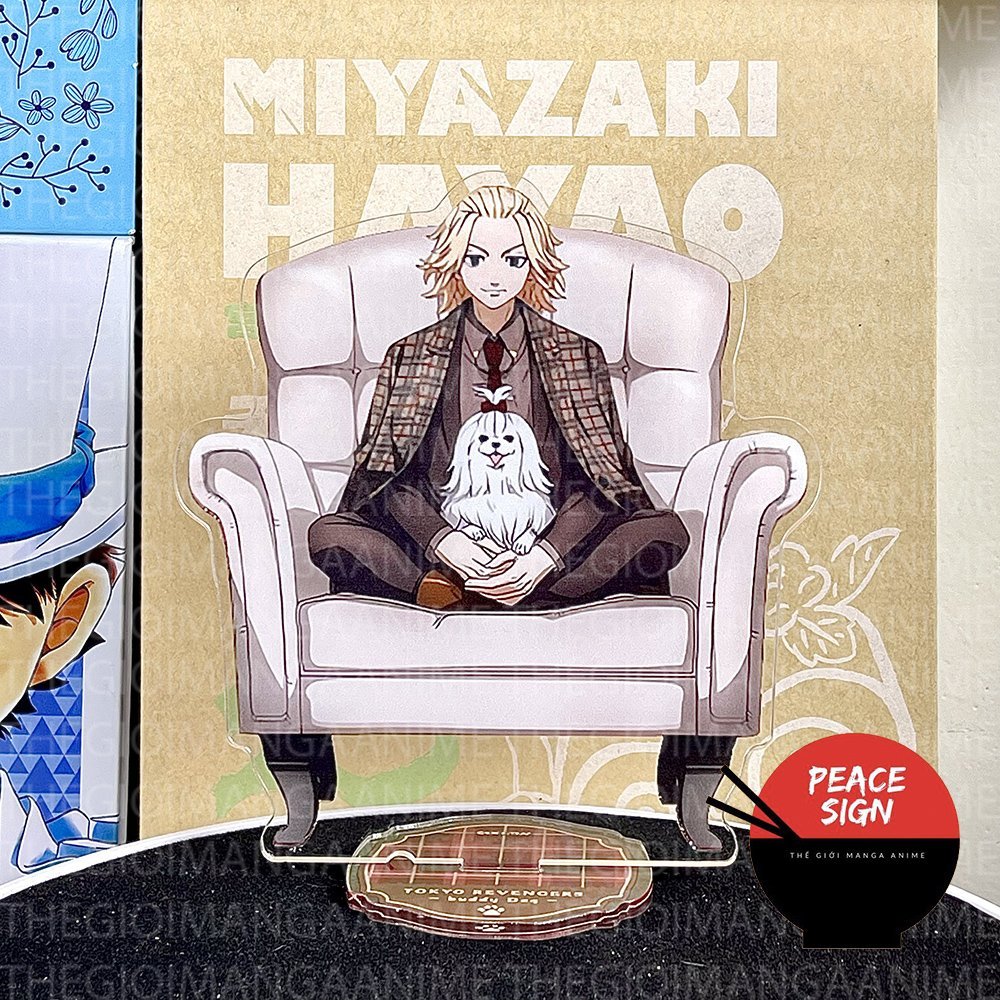 Mô hình standee TOKYO REVENGERS ver GHẾ TỰA 2 standee tượng acrylic anime mica chibi trang trí trưng bày