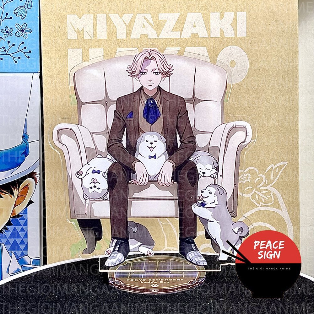 Mô hình standee TOKYO REVENGERS ver GHẾ TỰA 2 standee tượng acrylic anime mica chibi trang trí trưng bày