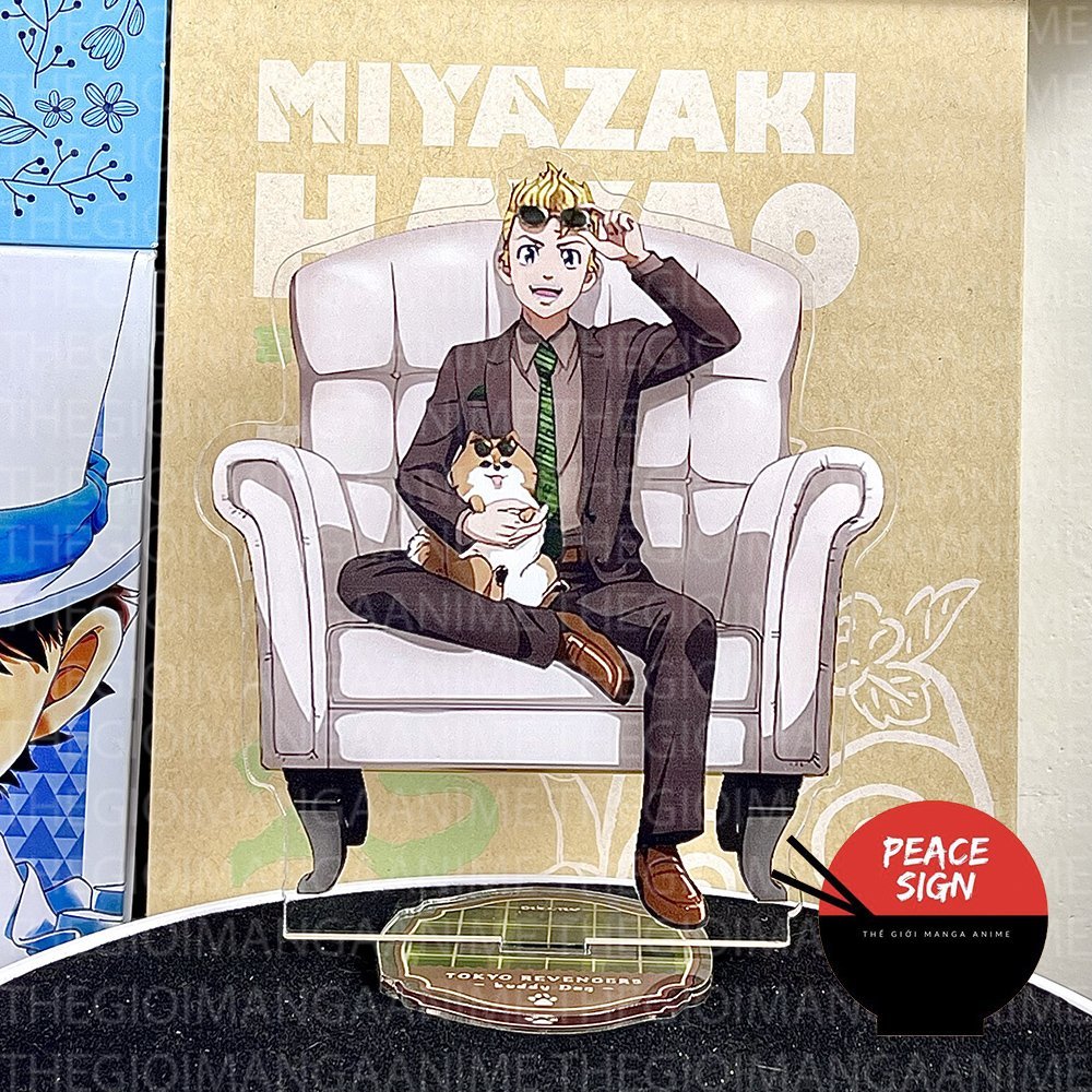 Mô hình standee TOKYO REVENGERS ver GHẾ TỰA 2 standee tượng acrylic anime mica chibi trang trí trưng bày