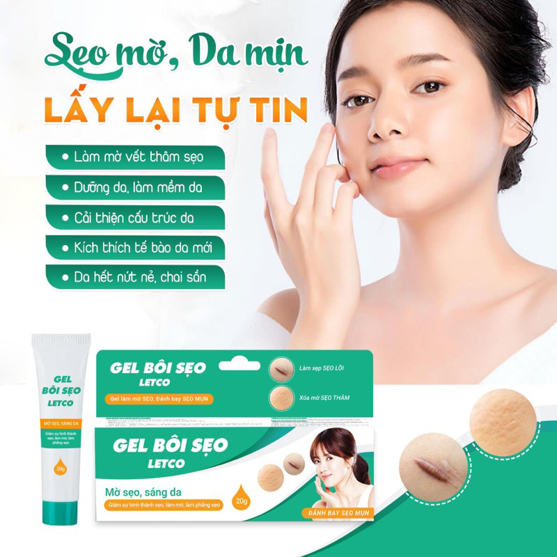 Gel bôi sẹo cực hiệu quả
