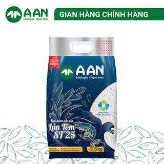 Gạo lúa tôm st25 a an túi 5kg