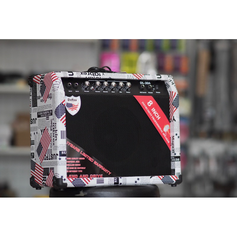 Amplifier Guitar điện giá rẻ Dallas DL30A/DL15A
