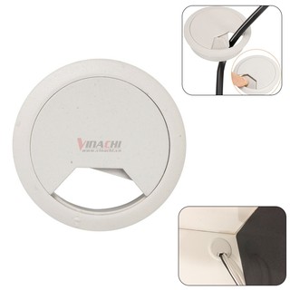 Nắp Luồn Dây Điện Tròn - Trắng Đục, Nắp Chụp Dây Điện