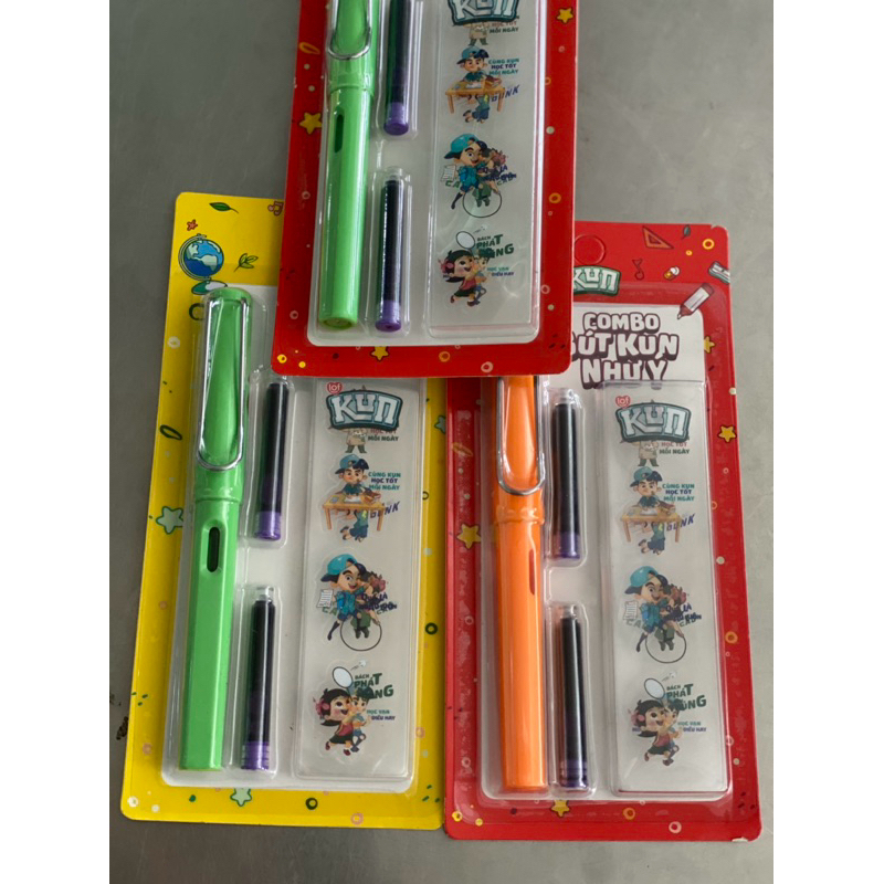 THÙNG 24 TÚI SỮA KUN 110ML HƯƠNG CAM/ DÂU/ SOCOLA/ NHO  Tặng Bút Máy Kun