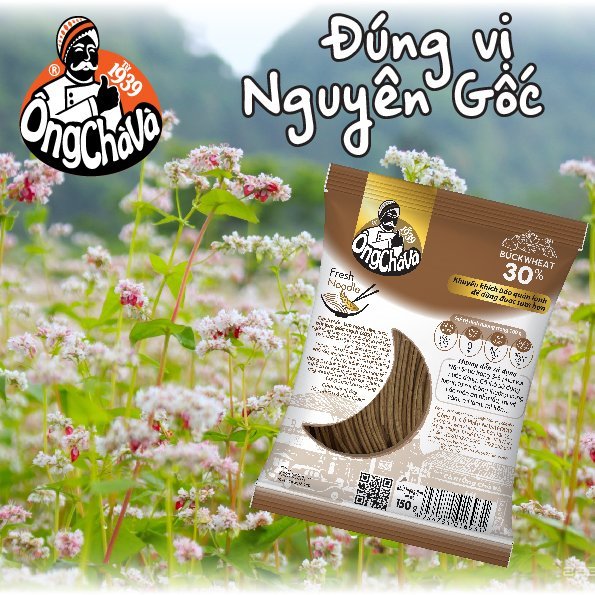 Mì Soba Tươi Sợi Tròn Ông Chà Và 150g
