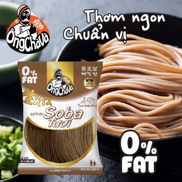 Mì Soba Tươi Sợi Tròn Ông Chà Và 150g