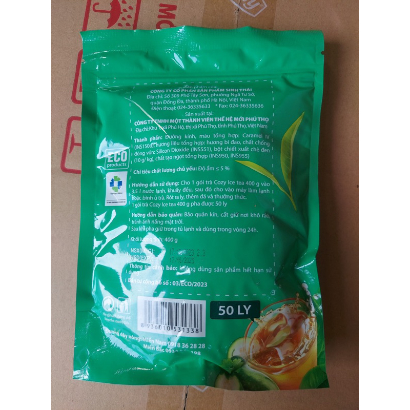 Trà Cozy Hoà Tan 400gr/Gói