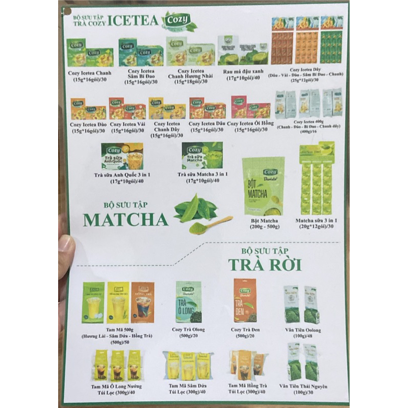 Trà Cozy Hoà Tan 400gr/Gói