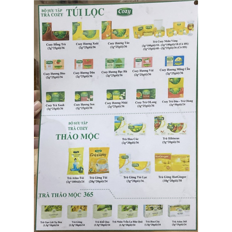 Trà Cozy Hoà Tan 400gr/Gói