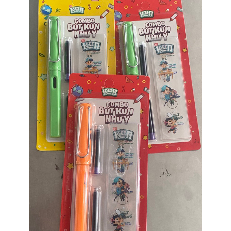 Thùng Sữa Kun Túi 24 Gói 110ML HƯƠNG CAM/ DÂU/ SOCOLA/ NHO  Tặng Bút Kun