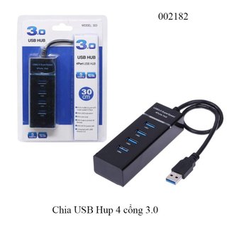 Hub chia 4 cổng usb 3.0 - 303a - dây dài 30cm