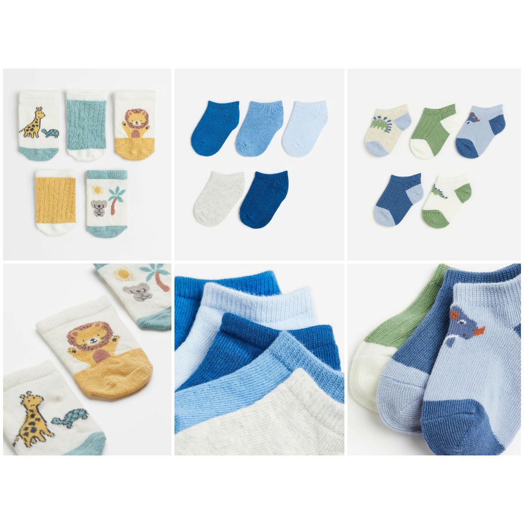 Set 5 tất sư tử HM H&M_hàng chính hãng authentic