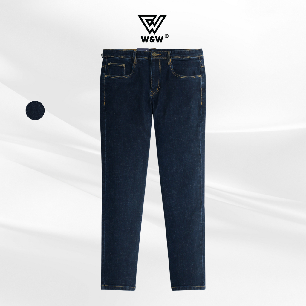 Quần Jeans Nam W&W Quần Dài Nam Chất Liệu Jeans Cao Cấp Trẻ Trung Dễ Dàng Phối Đồ WLJ02