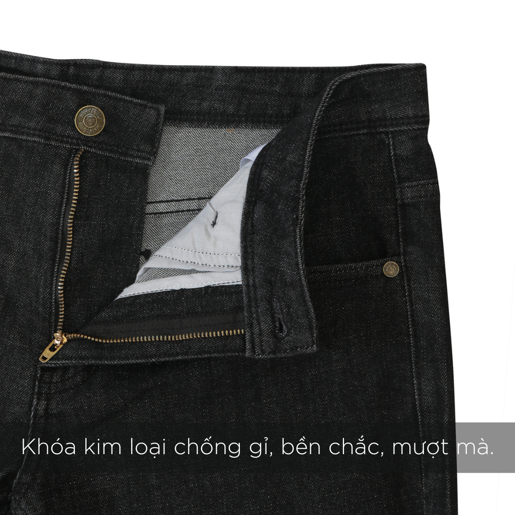 Quần Jeans Nam W&W Chất Liệu Jeans Cao Cấp Màu Đen Trẻ Trung Dễ Dàng Phối Đồ WLJ03