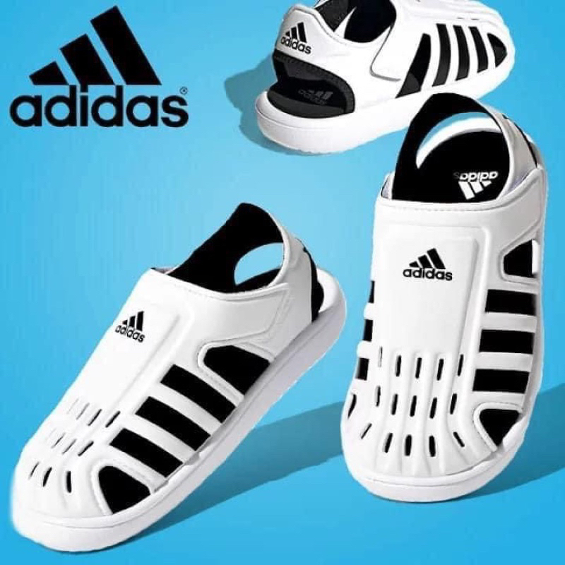 Dép Sandal Adi/das Kid White black FY6044 & GW0386 Authentic nhật bản