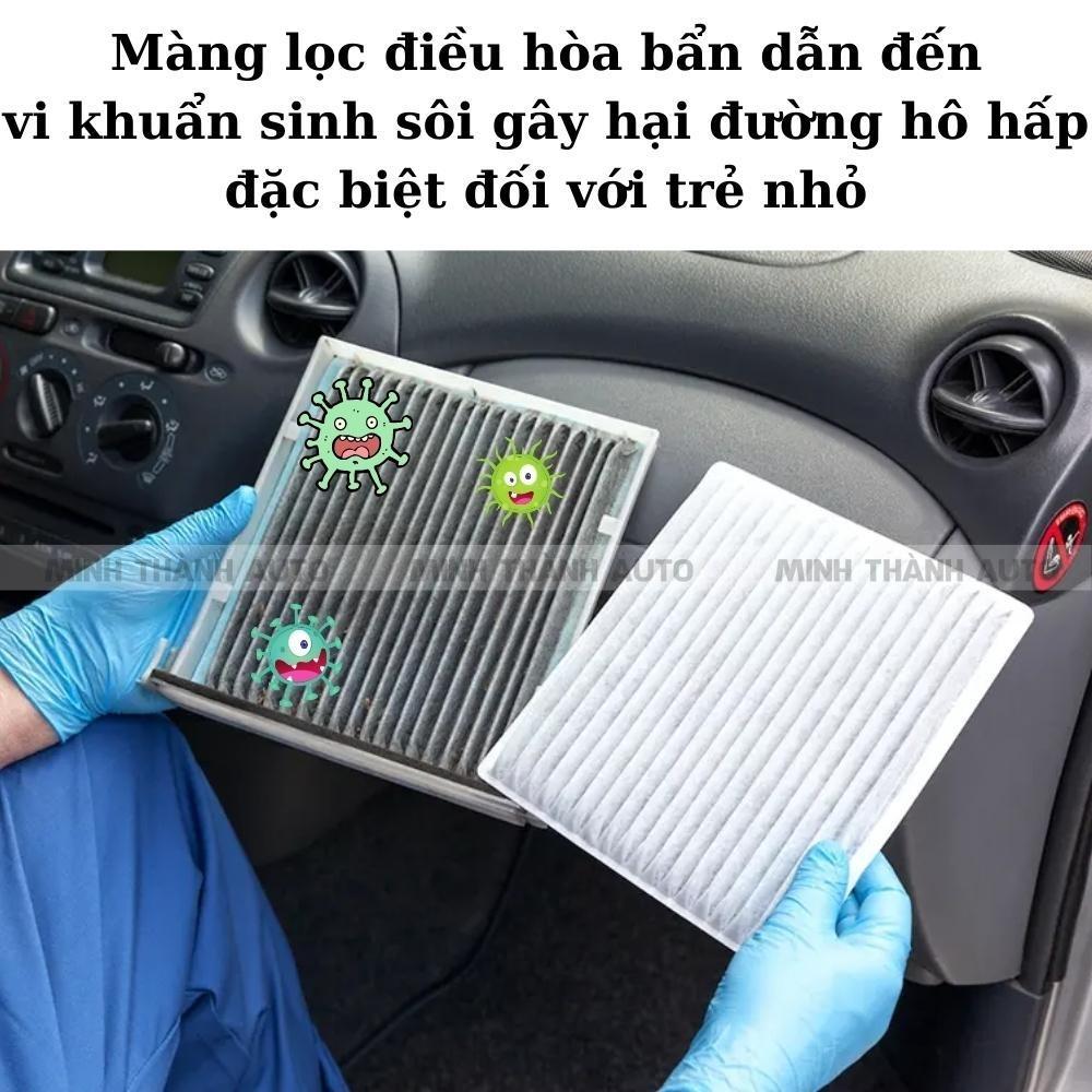 Lọc gió điều hoà, máy lạnh xe Toyota Wigo, Rush  mã OEM: 8856837010/88568BZ050 MINH THÀNH AUTO
