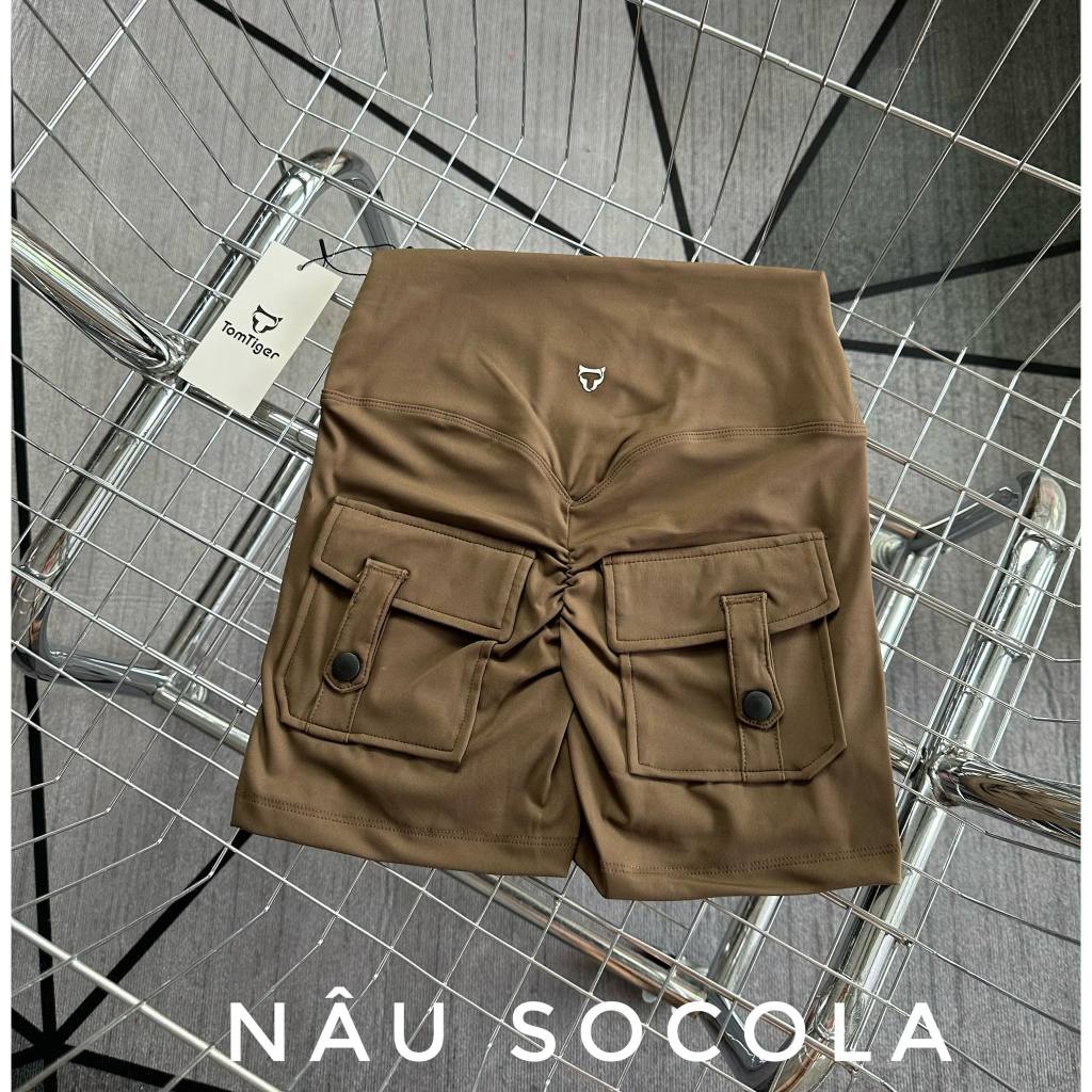 Quần Đùi Túi Hộp Chun Mông Thể Thao Tập Gym-Yoga-Aerobic ⚡️ Hàng Nhập Khẩu ⚡️