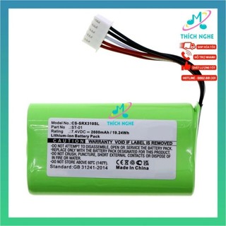 Pin tháo loa sony xb20
