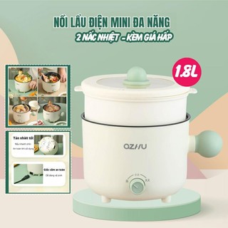  Nồi điện đa năng bằng nhựa cao cấp, chống dính, màu sắc ngẫu nhiên