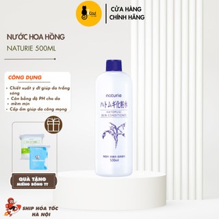 Nước hoa hồng ý dĩ Naturie Hatomugi Skin Conditioner Nhật 500ml - BK76