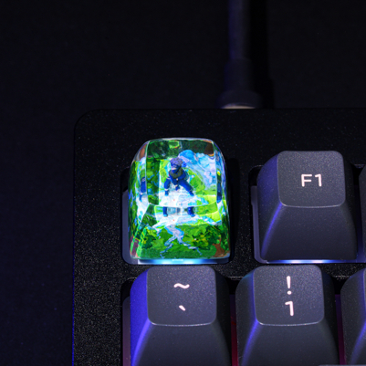 Keycap Hatake Kakashi, Nút bàn phím anime Naruto, Keycap lẻ SA profile, Keycap artisan handmade