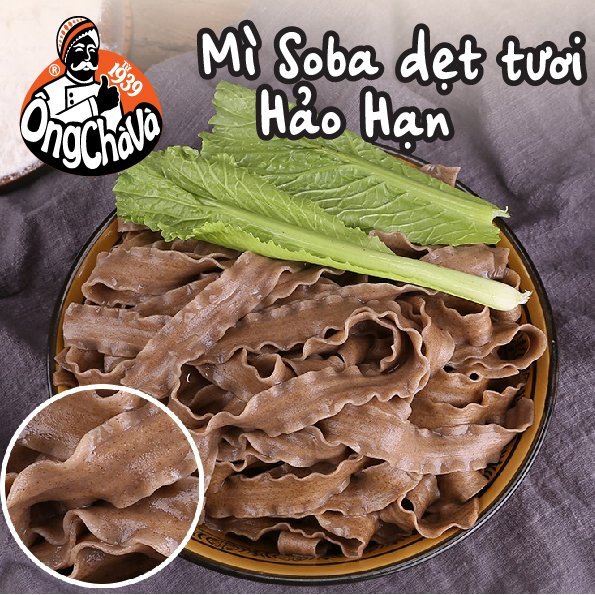 Mì Soba Tươi Sợi Dẹt Ông Chà Và 150g (Ong Cha Va Fresh Noodle)