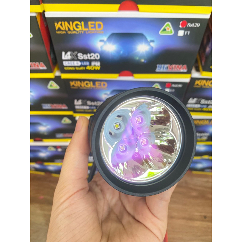 Đèn trợ sáng L4x chip Sst20  công suất 35W chống nước