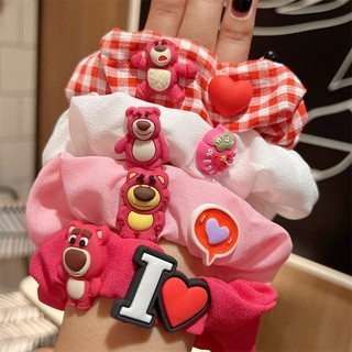 Set 4 Dây Cột Tóc Scrunchie Màu Ngẫu Nhiên - Chun Cột Tóc, Thun Cột Tóc Dễ Thương