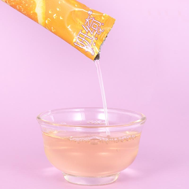 Nước Súc Miệng Bỏ Túi Dạng Gói, hộp 20 gói, nước súc miệng hương trái cây tự nhiên Cam, Chanh, Đào, Nho 20 gói / hộp