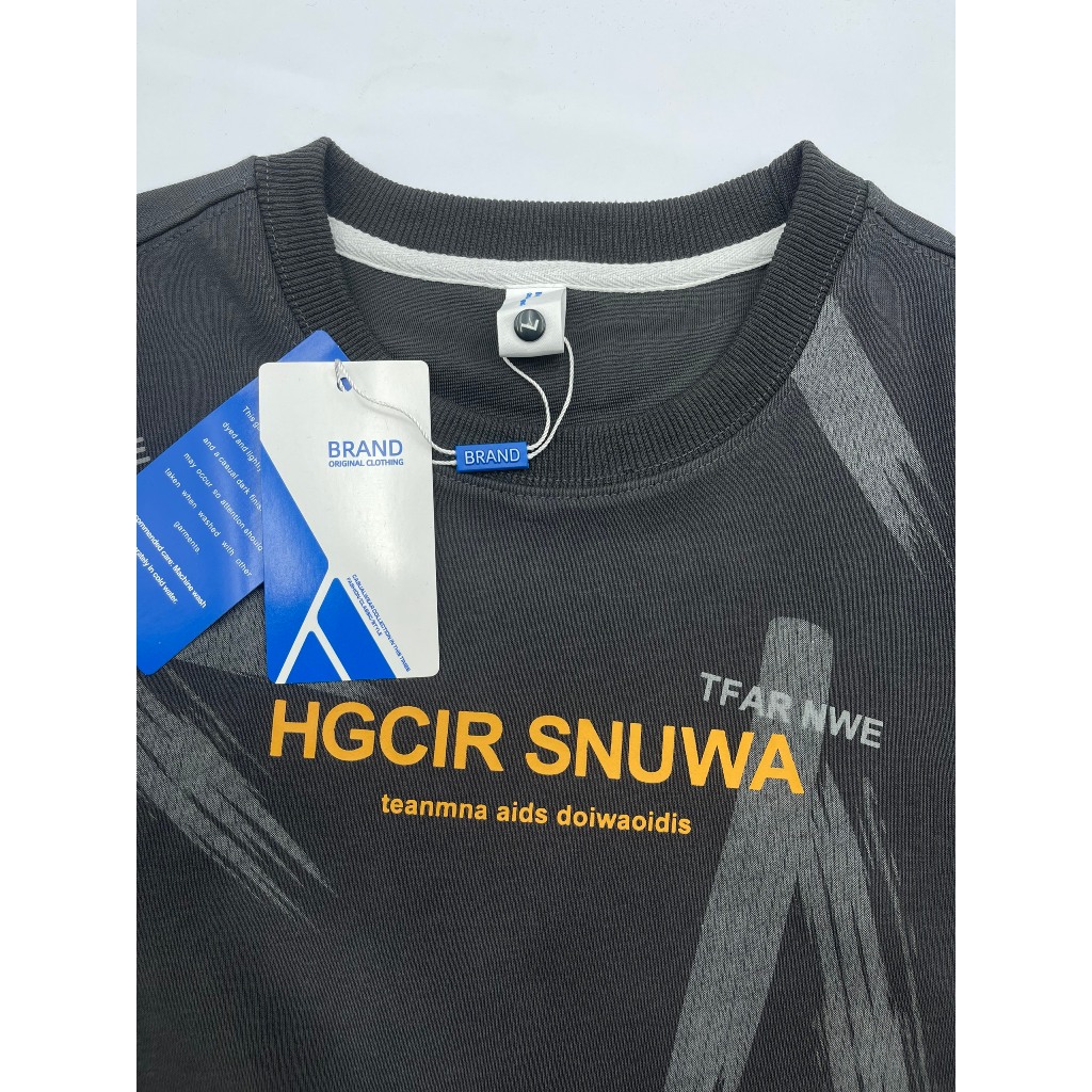 Áo sweater nam quảng châu, áo thun dài tay form relugar cổ tròn thời trang