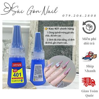 Keo 401 dán móng giả siêu chắc - siêu bền